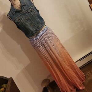 Anthropologie Geisha Designs Dawn  Maxi Skirt